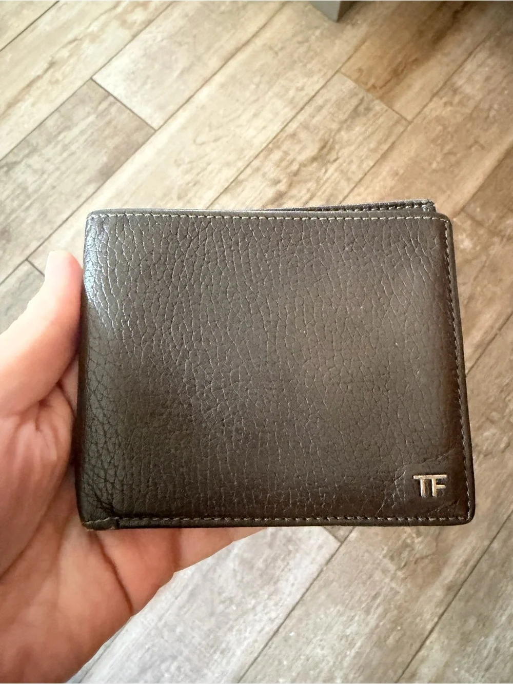 Tom Ford Bifold Wallet Brown Leather Pre-owned